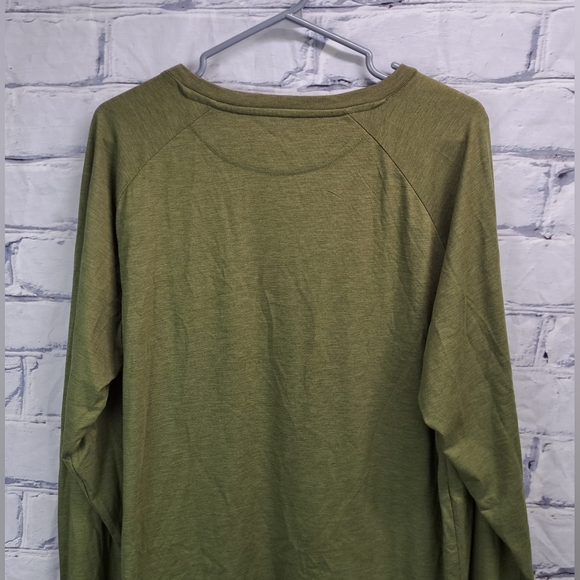 NWOT Tentree Men's Baker TreeBlend Classic Henley Longsleeve Green XXL 2XL - Picture 3 of 7